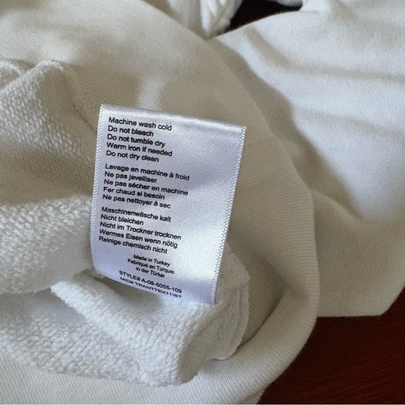 Anine Bing Empowerment Ramona I Am Crewneck Sweatshirt White - Picture 7 of 10